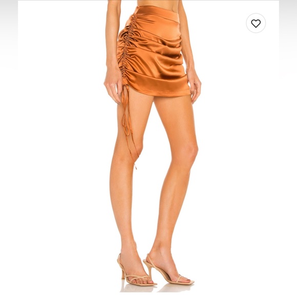 KIM SHUI | Silk Ruched Skirt - Picture 3 of 6